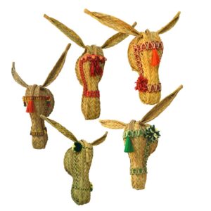 Cabeza de burro  decorada (30 cms)