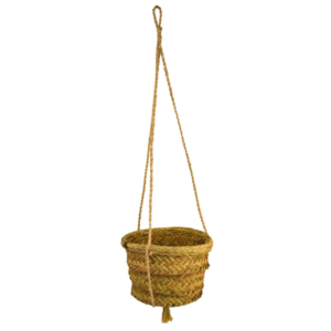Macetero colgante de esparto (26 cms)