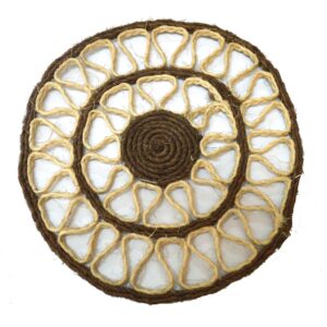 Salvamantel sisal marrón (20 cms)