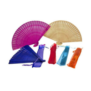 Abanico madera (colores surtidos)