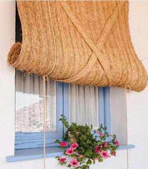 Persiana esparto con instalación (90×110 cms)