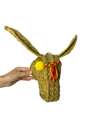 Cabeza burro adornada surtida (17 cms)
