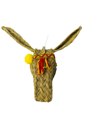 Cabeza burro adornada surtida (17 cms)