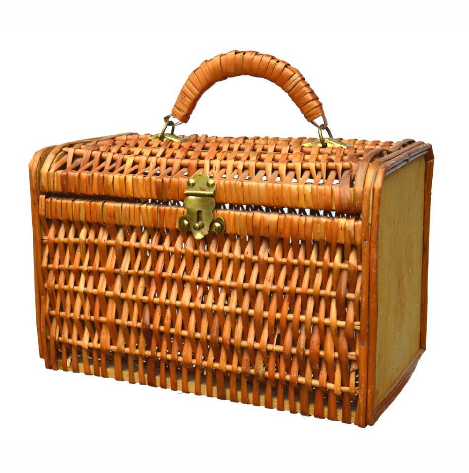 Bolso mimbre