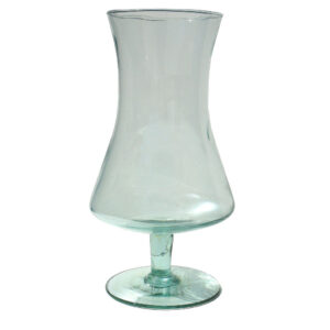 Copa grande para decoración de vidrio soplado