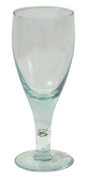 Copa de vidrio soplado