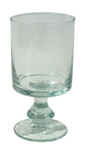 Copa de vidrio soplado