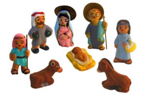Nacimiento de terracotas de miniatura