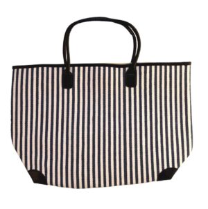 Bolso a rayas  (Azul)