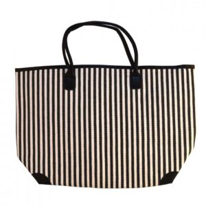 Bolso a rayas  (Azul)