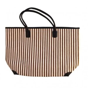 Bolso a rayas  (Azul)