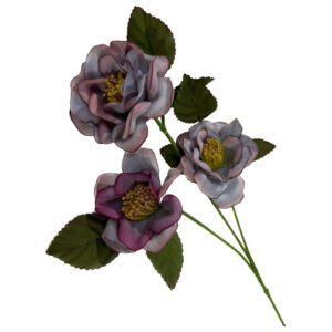 Rama de 3 rosas lavender