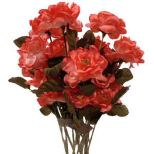 Rama de 3 rosas rojas