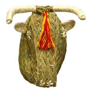 Cabeza de toro con borla (10 cms)