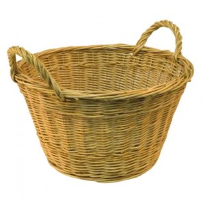 Canasta redonda de mimbre (23 cms)