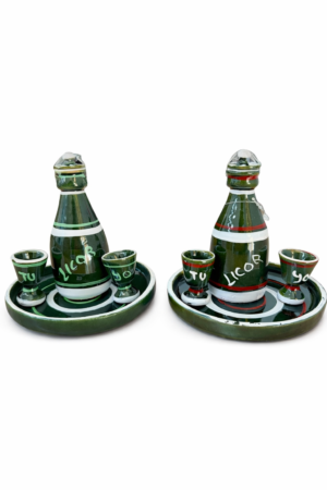 Set de  licor de cerámica (2 modelos surtidos)
