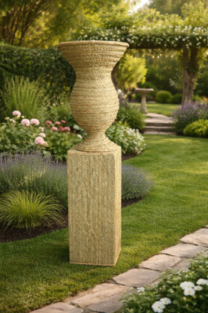 Copa de esparto y forja (No incluye pedestal)