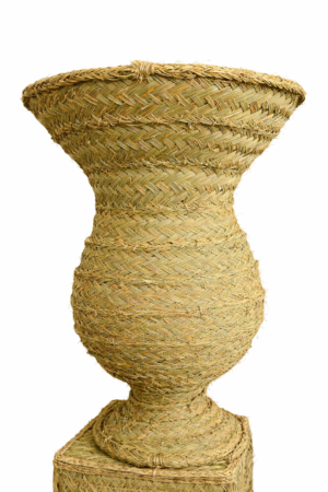 Copa de esparto y forja (No incluye pedestal)